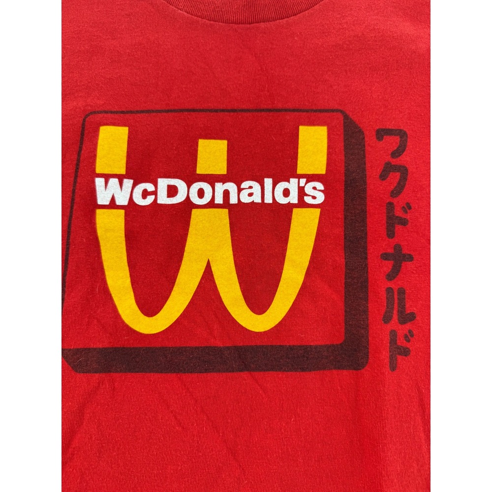 Gildan - WcDonald's Anime Graphic T-Shirt - Red - Large - Mens - Picture 2 of 8